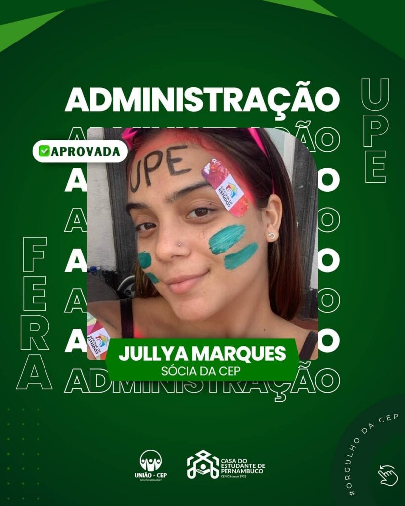 Aprovada em Administração