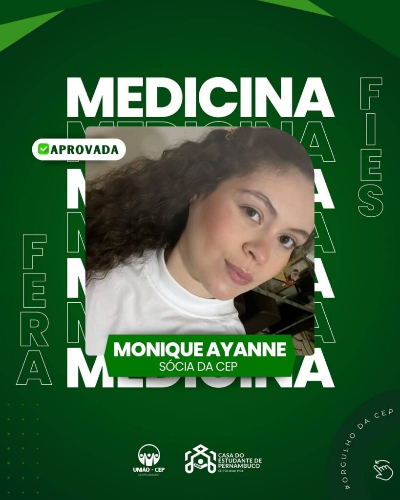 Aprovada em Medicina